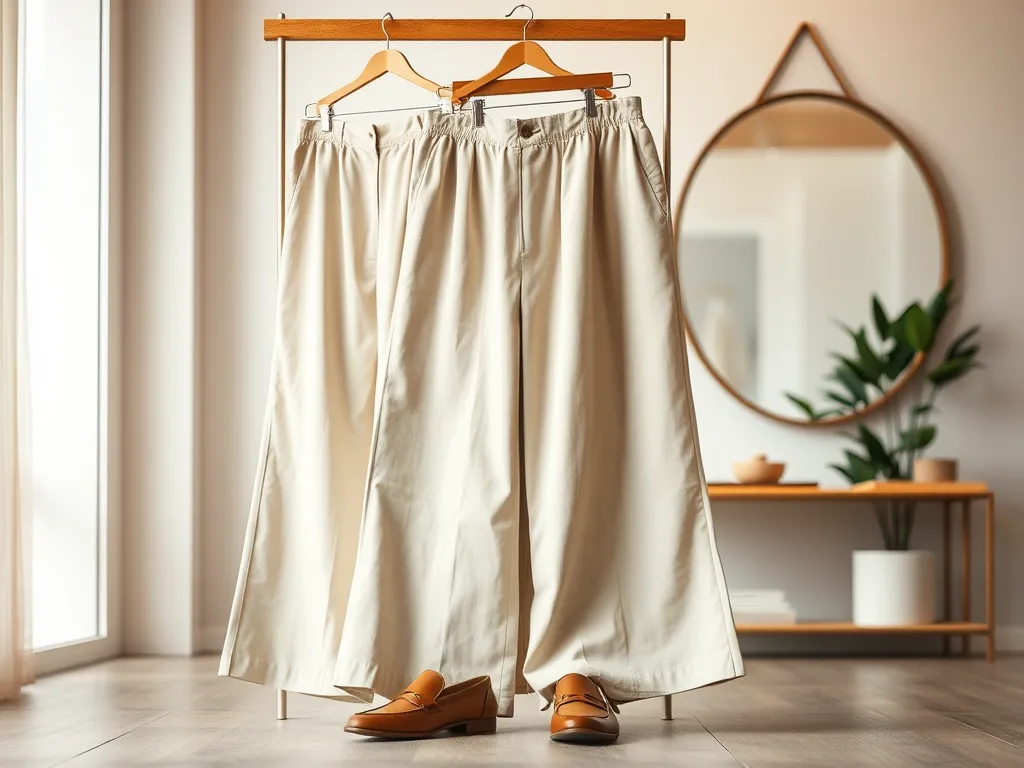 Jak nosić szerokie spodnie?