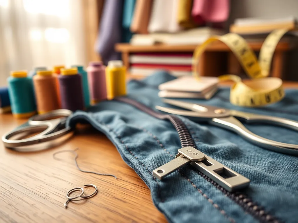 Jak naprawić zamek w spodniach?