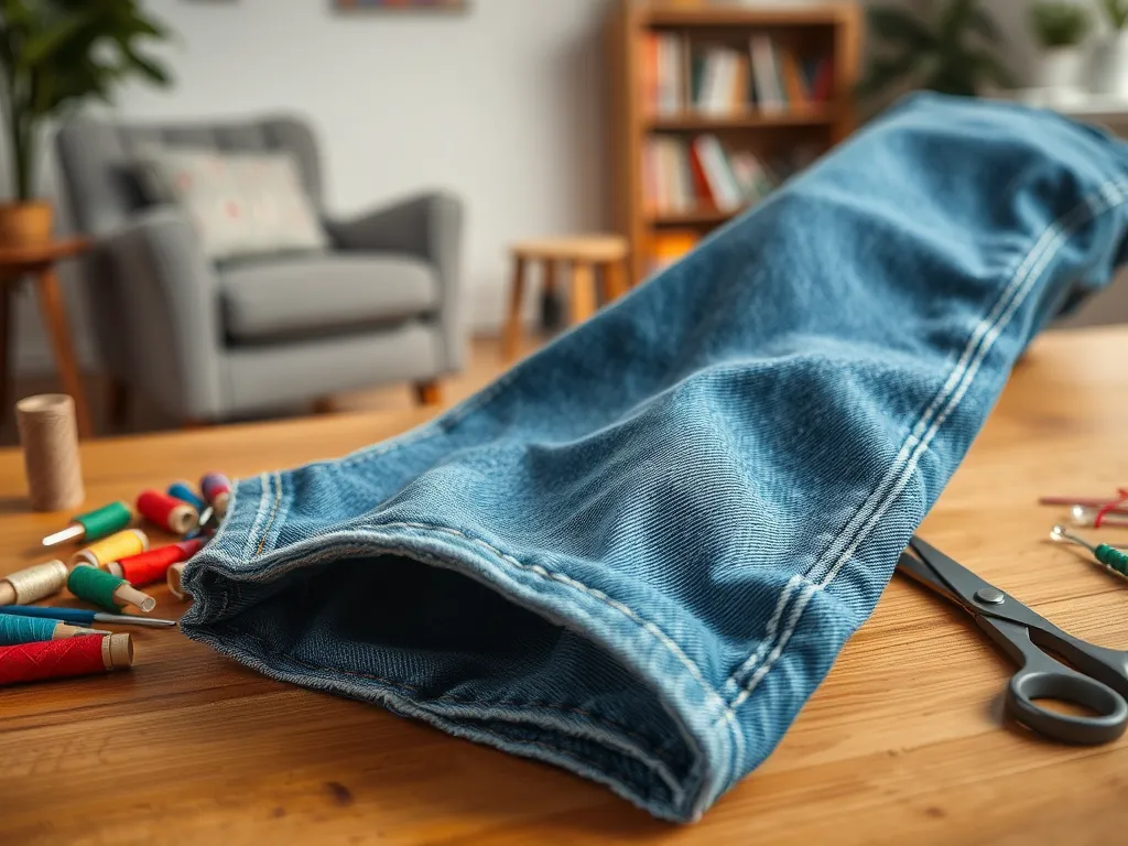 Jak skrócić spodnie bez maszyny?