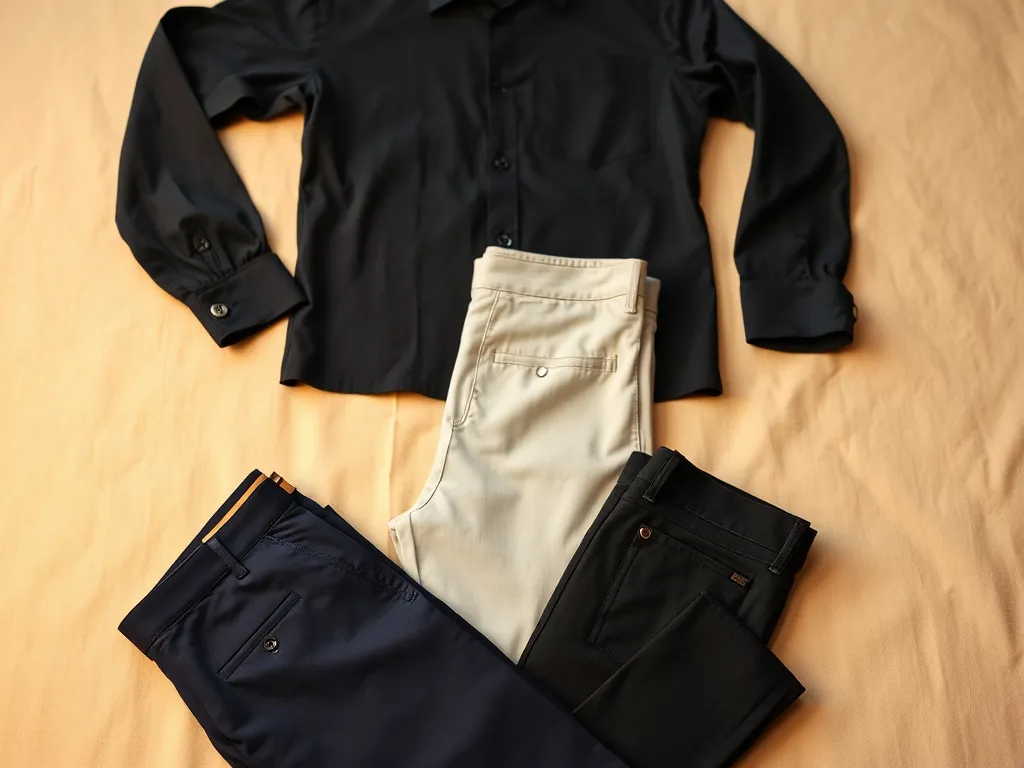 Jakie spodnie do czarnej koszuli?