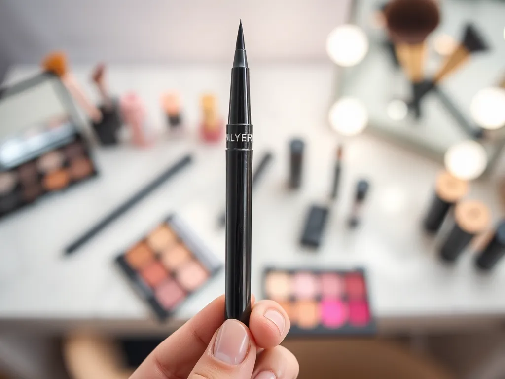 Pędzel do robienia kreski - efekt eyelinera